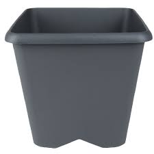 Pot De Jardin Carre Chorus Gris Anthracite 15 2 L Pot Jardiniere Et Bac A Fleur Decoration De Jardin Jardin Et Plein Air Gifi