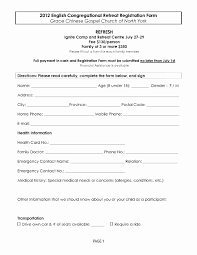 Conference Registration Forms Template Unique Awesome Collection Retreat Registration Forms Fabulous Registration Form Sample Registration Form Word Free