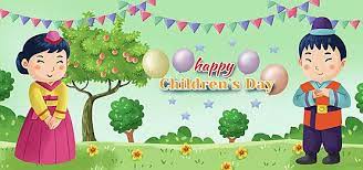 Children's day was not originally named as such, but was instead called the 'international day for in north korea, the locals say the 'children are the kings of the country', which is why more attention is. World Childrens Day Korean Kids Illustration Background Children Illustration Happy Children S Day World Reading Day