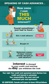 We offer some top student credit cards and explain how to qualify and responsibly build credit. Infographic Interest On Cash Advances Canada Ca