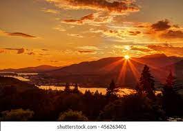 Download and use 100,000+ sunset sky stock photos for free. Sunset View Mountaintop Burnaby Mountain British Stock Photo Edit Now 456263401