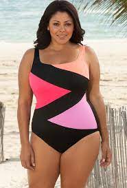 Xmas Christmas Swimsuitsforall Beach Belle Beach Belle Intensity Plus Size Tricolor Spliced Swimsuit A Plus Size Swimwear Plus Size Swimsuits Plus Size