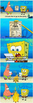 Fire Underwater Right After He Talks About Life Underwater Spongebob Funny Spongebob Logic Spongebob