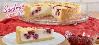 Ein schnelles dessert im glas, bei dem man kein schlechtes gewissen haben muss. Himbeer Kasekuchen Mit Streusel Sandras Backideen