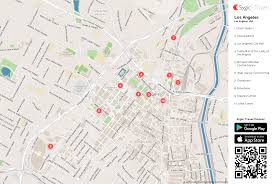 Map olvera street los angeles. Los Angeles Printable Tourist Map Sygic Travel