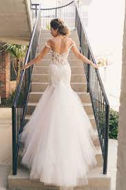 Mermaid Off The Shoulder Illusion Wedding Gown Ines Di Santo Illusion Wedding Gown Ines Di Santo Wedding Dresses Black Wedding Gowns