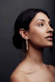 Freya Rose Gold Crystal Drop Earrings