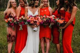 Frances Nick Beano S Cabin Beaver Creek Red Bridesmaid Dresses Red Bridesmaids Summer Bridesmaid Dresses