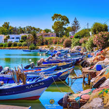 Tunisie Cote Mer Carthage Barques Dans Les Anciens Ports Puniques Photo De Walid Kharrat Tunisia Carthage Beach Tent