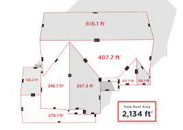 Let's take the example of a sloped gable roof, which is what you can expect the total area is 100 square feet. Roofing Calculator How To Measure A Roof Hover