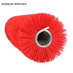 Industrial Nylon Round Polishing Cleaning Roller Brush Strip ...