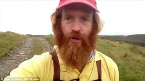 Sean Conway twists his ankle taking a video SELFIE during run from John  O'Groats to Land's End