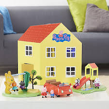 The set features 7 different rooms for the figures to play in and 13 accessories that. Peppa Pig Peppa S Family Home Playset Freemans