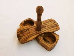 Wooden Salt And Pepper Shakers Olive Wood Salt Pepper Keeper Etsy Olive Wood Wood Stuffed Peppers