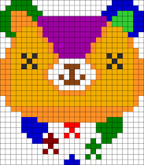 Animal Crossing Stitches Kandi Pattern Animal Crossing Pixel Art Grid Geek Party