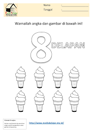 Jangan lupa kumpulan gambar mewarnai profesi lainnya sudah tersedia di website ini seperti lembar mewarnai. Mewarnai Angka 8 Delapan Dan Mewarnai Gambar Es Krim