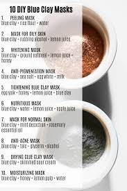 10 Best Diy Blue Clay Cambrian Masks Diy Clay Mask Recipes Diy Clay Mask Clay Mask Recipe