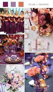 5 Enchanting Purple And Orange Wedding Color Scheme Orange Wedding Colors Orange Wedding Color Scheme Wedding Color Schemes Purple