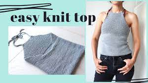 Repeat rows 2 and 3. An Easy Way To Knit A Top Beginner Friendly Free Knitting Pattern Youtube