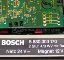 Bosch B 830 303 170 Proportional Valve Card