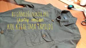 Omuz Dan Kol Kisaltma Youtube Gomlek Kol Gomlek Omuz