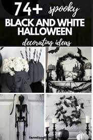 Check out these amazing diy halloween decoration ideas and make your party a success!. 74 Spooky Black And White Halloween Decorating Ideas For 2021