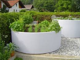 Da nur dachwasser in den schacht eingeleitet werden darf, ist meist nur mit verunreinigungen durch laub zu rechnen. Hochbeete Aus Beton Garten Hochbeet Hochbeet Aus Beton Krauterpflanzgefasse