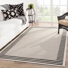 Black And Beige Outdoor Rug Naswith Stripes Beige Black Indoor Outdoor Area Rug In 2020 Indoor Outdoor Rugs Outdoor Rugs Patio Outdoor Area Rugs