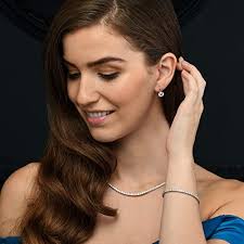 Diamond Treats Silver Tennis Bracelet for Women and Girls, Solid 925  Sterling Silver with 3mm Sparkling Cubic Zirconia Stones, 6.5-7.5 inch  Ladies Eternity Bracelet, Silver Bracelets for Womens : Buy Online at