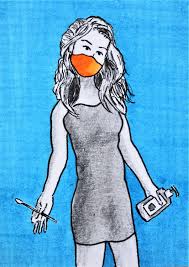Keep Your Distance 393 Artist Trading Cards 2 5 X Etsy In 2020 Artist Trading Cards Etsy Artist Etsy Wall Art
