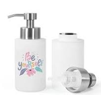 Save Big on Bulk Spray Hand Sanitizer Bottle 550ml Stainless Steel Hand  Sanitizer Bottle Single Wall Press Pump Sprayer White Sublimation Shower  Gel ...