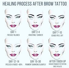 How much do eyebrows fade. Microblade Brow Healing Stages Microblading Eyebrows Eyebrow Makeup Microblading Healing Stages