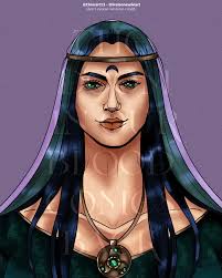 TDIOBCB (non-oc) characters portraits redrawing: Alys Rivers "Alys Rivers,  known also as “the Lady of Crows”, is a central figure in the story. The  illegitimate daughter of Lord Lyonel Strong, and an