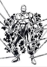 Kids N Fun Com 60 Coloring Pages Of Iron Man
