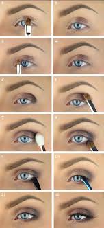 Smokey Eye Makeup For Blue Eyes Step By Step 4 Makeup Step By Step For Blue Color Eyes Eyemakeups Blue Eye Makeup Eyeshadow For Blue Eyes Eye Makeup