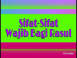 4 Sifat Wajib Bagi Rasul Allah Youtube