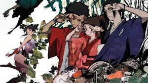 I can't find the song which plays during this scene. Samurai Champloo The Way Of The Samurai Vinyl Collection Compilation 2007 Zujago