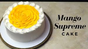 Mango Supreme Cake Red Ribbon Bakeshop Copycat Youtube Cake Whipped Cream Cheese Frosting Baking