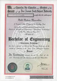 Phd degree certificate college degree certificate. Vnsgu Degree Certificate Vnsgu Degree Certificate Image Vnsgu B Ed Admission 2018 Vnsgu Surat Degree Certificate Online Form Fill Up Started Irving Engel