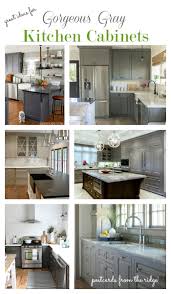 The mother or pearl diamond mosaic tile backsplash by jeffery court adds a little sparkle to the small kitchen layout. Great Ideas For Gray Kitchen Cabinets Postcards From The Ridge