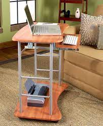 Az l1 life concept simple style rolling home office desk study table writing desk, movable workstation with 4 smooth wheels, home office work table,rustic brown. Rolling Computer Desk Cart Table Stand Portable Home Office Work Space Saver New Desk Computer Desk Home Office Organization