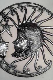 Check spelling or type a new query. Sun And Moon Faces Haitian Artwork For Sale Caribbean Metal Wall Art Home Decor Handicrafts Size 60 Cm 49 95 Usd Globebids
