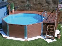 Base Deck Privacy Wood Panels Holzpool Gartenpools Hinterhof Pool Landschaftsbau