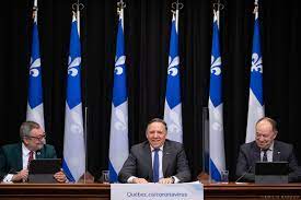 Le premier ministre françois legault en conférence de presse. On S En Va Dans La Bonne Direction Mais Il Nous Reste Encore Beaucoup De Chemin A Faire Francois Legault Gouvernement Du Quebec