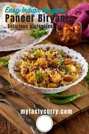 Paneer Biryani Recipe Dum Style My Tasty Curry Recipe Biryani Recipe Vegetarian Biryani Biryani