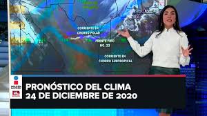 El clima de cancún en diciembre le permitirá disfrutar de los buenos momentos con días soleados. Clima Para Hoy 24 De Diciembre De 2020 Youtube