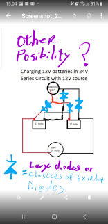 Is it possible to make a 24 volt battery? Charging 24v Battery With 12v Alternator And Isolator Motor Vehicle Maintenance Repair Stack Exchange