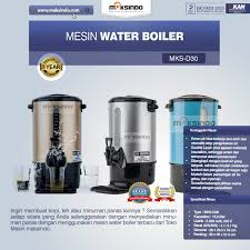 Berbeda dari alat pemanas air minum kebanyakan, mesin pendidih air keluaran ramesia memiliki fungsi yang lengkap. Mesin Water Boiler Mks D30 Toko Mesin Maksindo