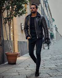 Tufan Irfan On Instagram All Black Winter In Milano Edit Photokristyname Jackets Men Fashion Mens Outfits Leather Jacket Men
