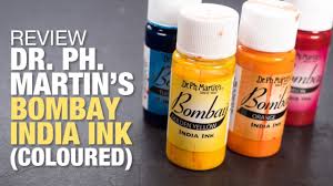 This bright white ink is perfect for covering small mistakes and adding highlights to drawings and illustrations. Review Dr Ph Martin S Bombay India Ink Colored Youtube India Ink Basic Calligraphy Bombay